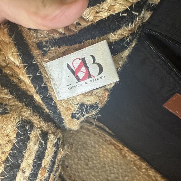 America and Beyond Raven Stripe Eco-friendly Tote - Picture 5 of 14